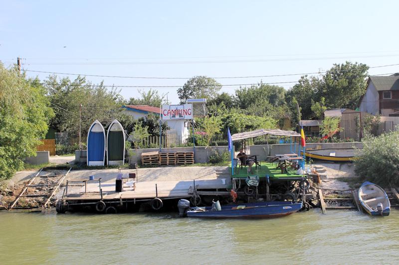 Campüing in Crisan - direkt an der Donau