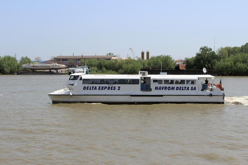 Catamaran -  Delta Expres 2 => auf der Donau bei Tulcea