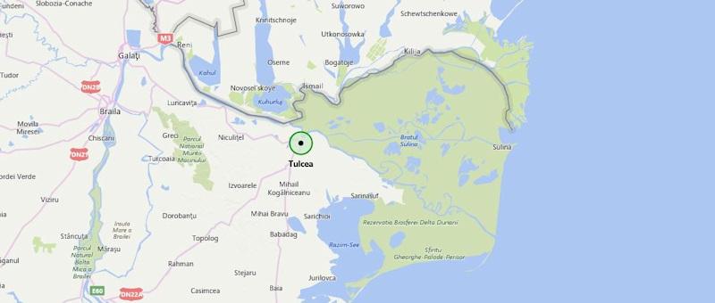 Quelle: Bing Maps - Tulcea