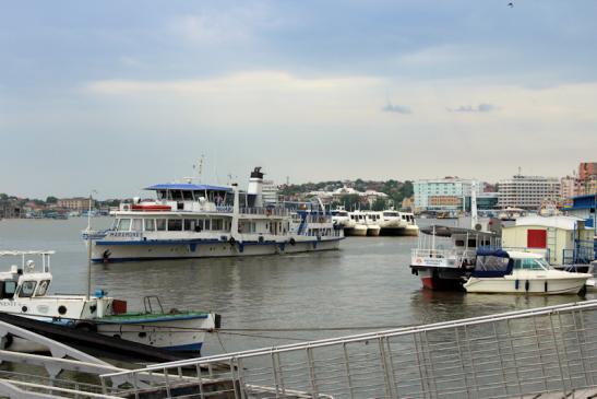 MS Maramures (Nava Clasica) - Einfahrt in Tulcea